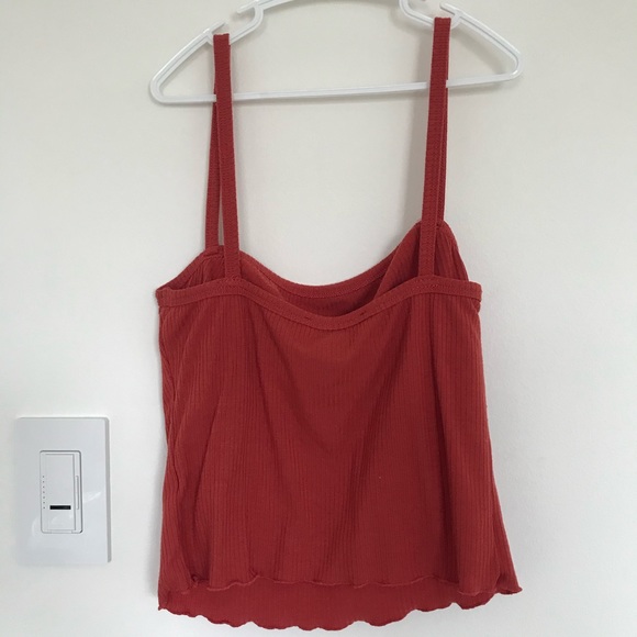Forever 21 Red Crop Top Tank Top - Picture 2 of 3